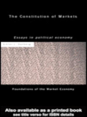 cover image of The Constitution of Markets